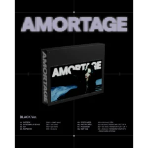 JISOO - AMORTAGE (EXCLUSIVE EDITION) (BLACK Version)