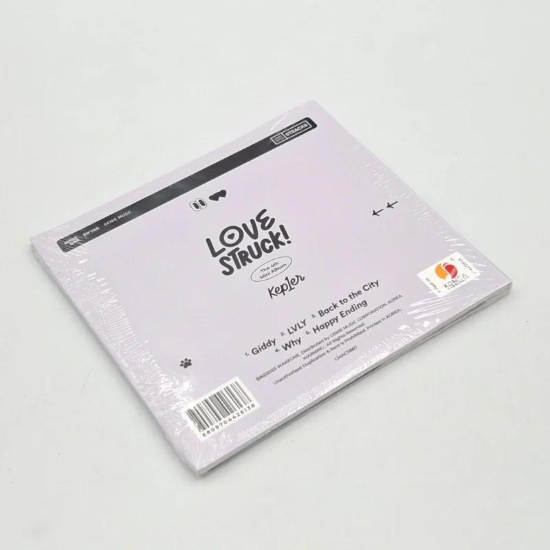 Kep1er - LOVESTRUCK! (Digipack Version) (4th Mini Album) back
