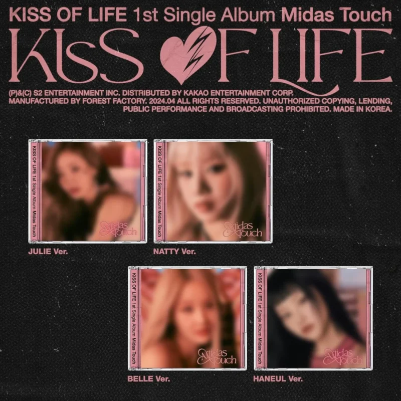 KISS OF LIFE  - Midas Touch (Jewel Version) (1st Single Album)