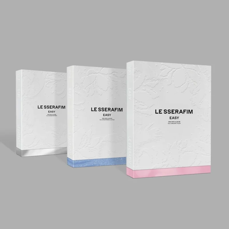 LE SSERAFIM - EASY (Version 2 FEATHERLY LOTUS) (3rd Mini Album)