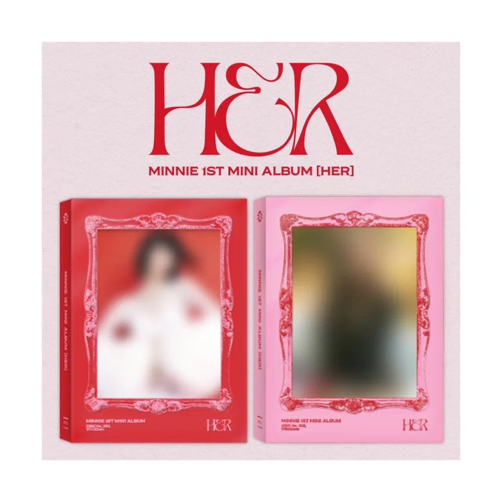 MINNIE - HER (2035C RED Version) (1st Mini Album)