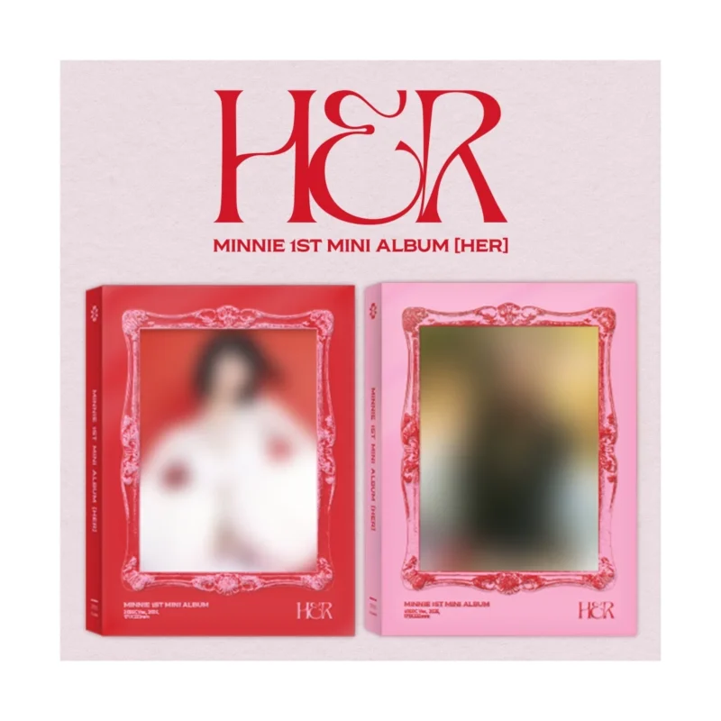 MINNIE - HER (2035C RED Version) (1st Mini Album)