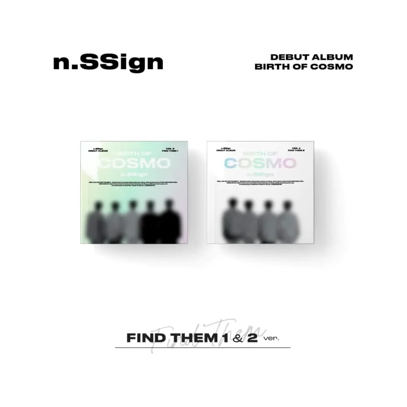 n.SSign - DEBUT ALBUM : BIRTH OF COSMO (FIND THEM 1 or FIND THEM 2 version)
