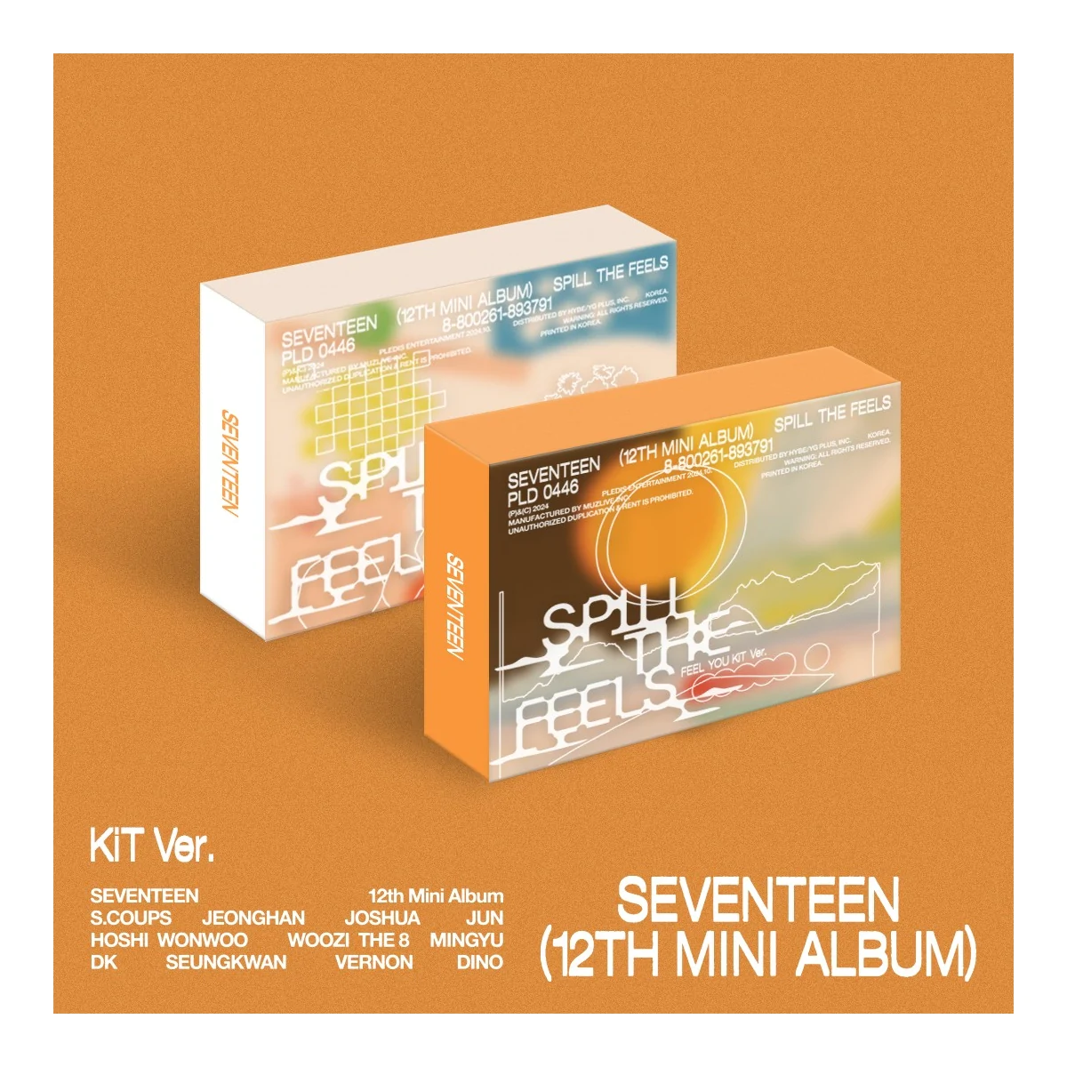 SEVENTEEN 12th Mini Album 'SPILL THE FEELS' FEEL NEW Ver