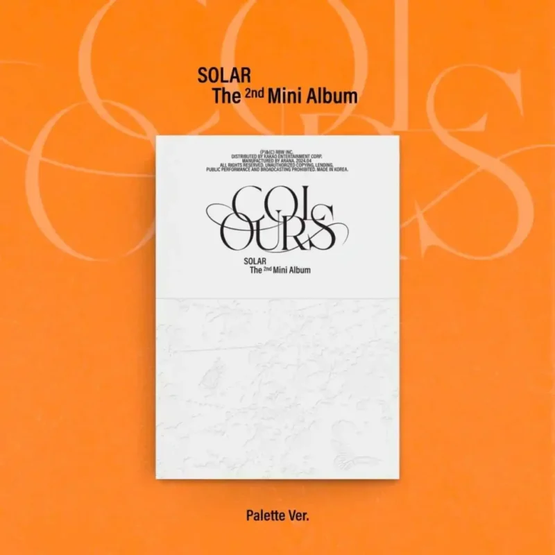 Solar - COLOURS (Palette Version) (2nd Mini Album)