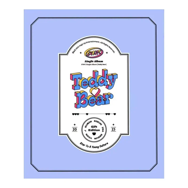 STAYC - Teddy Bear (Gift Edition Version) (4th Single Album) (Package Damaged)