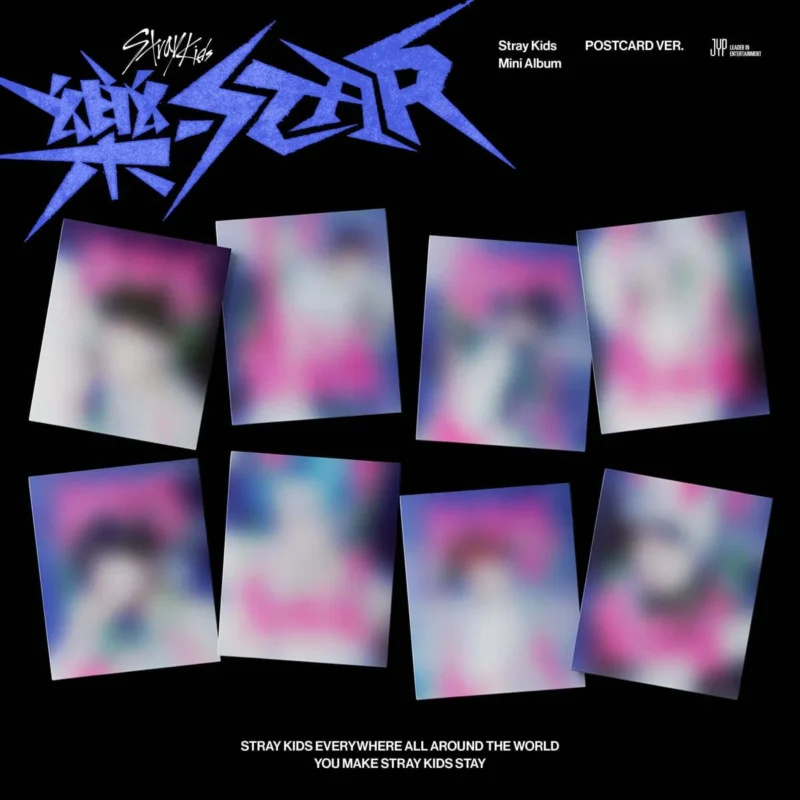 Stray Kids - 樂-STAR (Rock Star) (POSTCARD VERSION) (Mini Album)