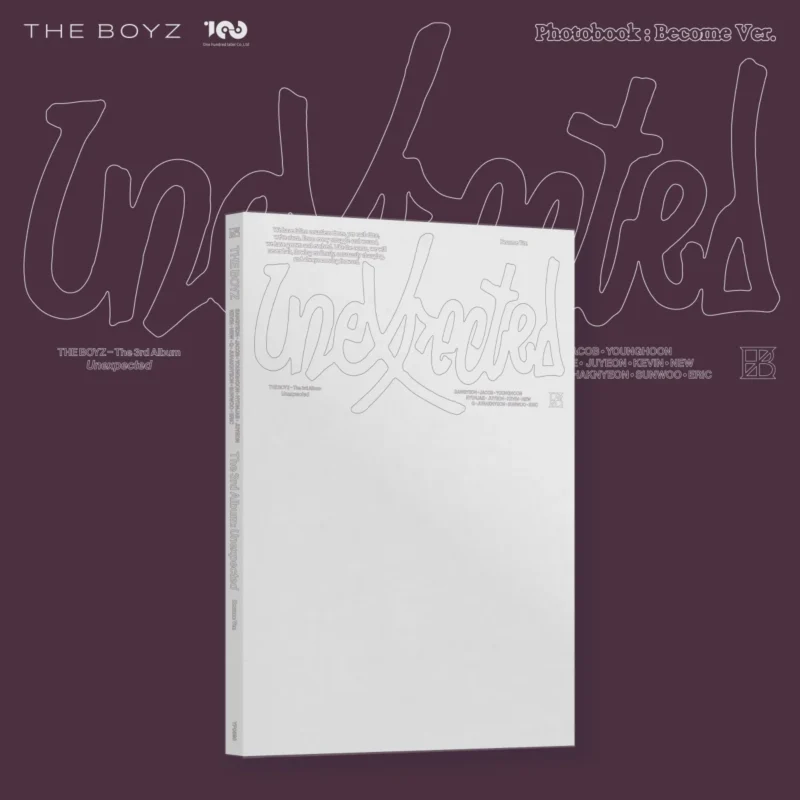 THE BOYZ  - Unexpected (Photobook Become Version) (3rd Album)