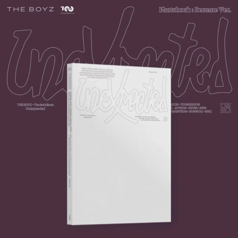 THE BOYZ  - Unexpected (Photobook Become Version) (3rd Album)