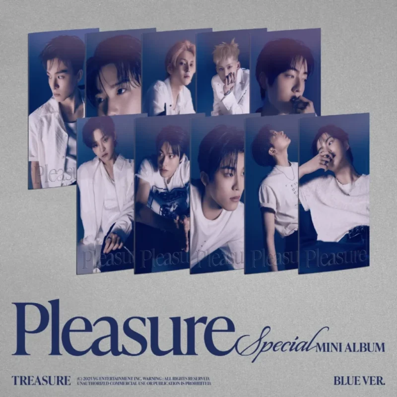 TREASURE - SPECIAL MINI ALBUM PLEASURE (BLUE VERSION)