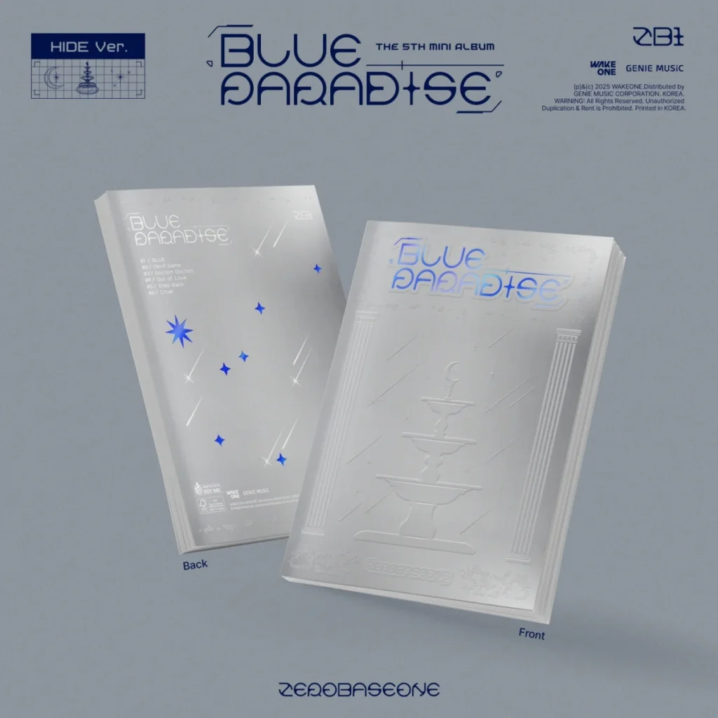 ZEROBASEONE - BLUE PARADISE (HIDE Version) (5th Mini Album)