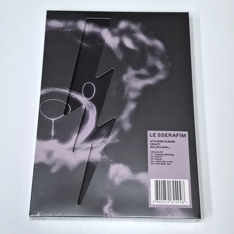 LE SSERAFIM - CRAZY (4th Mini Album) (BALACLAVA version) back