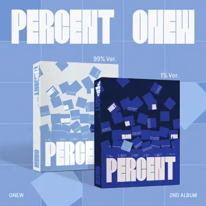 ONEW - PERCENT (Photobook Version) (2nd Album) details