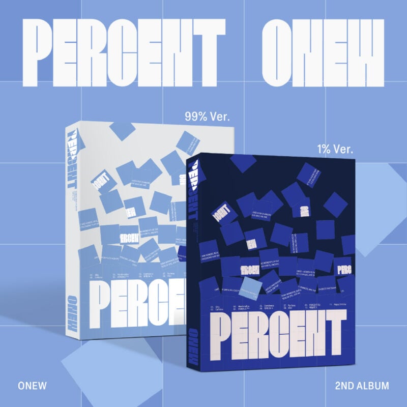 ONEW - PERCENT (Photobook Version) (2nd Album)