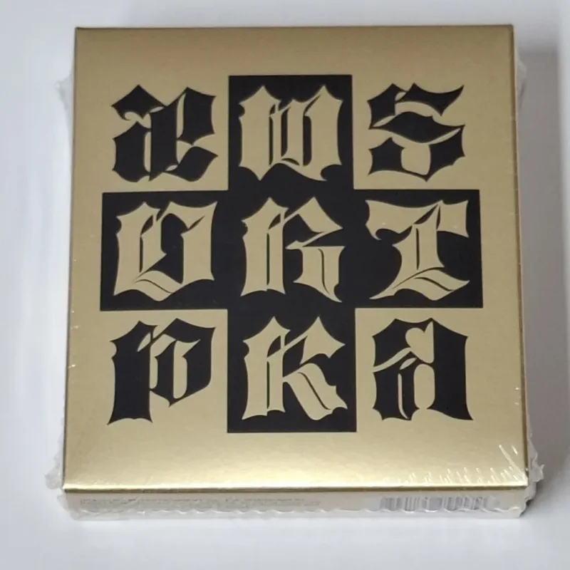 aespa – Dirty Work (Dirty Case Version) back gold