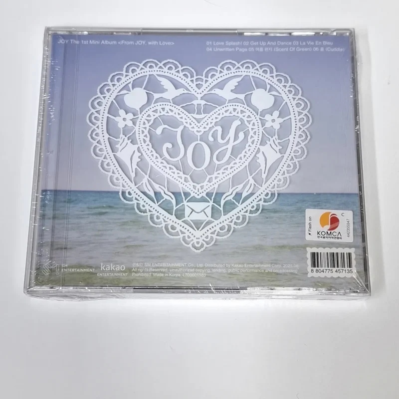 JOY - 1st Mini Album From JOY, with Love (Jewel Case Version) back