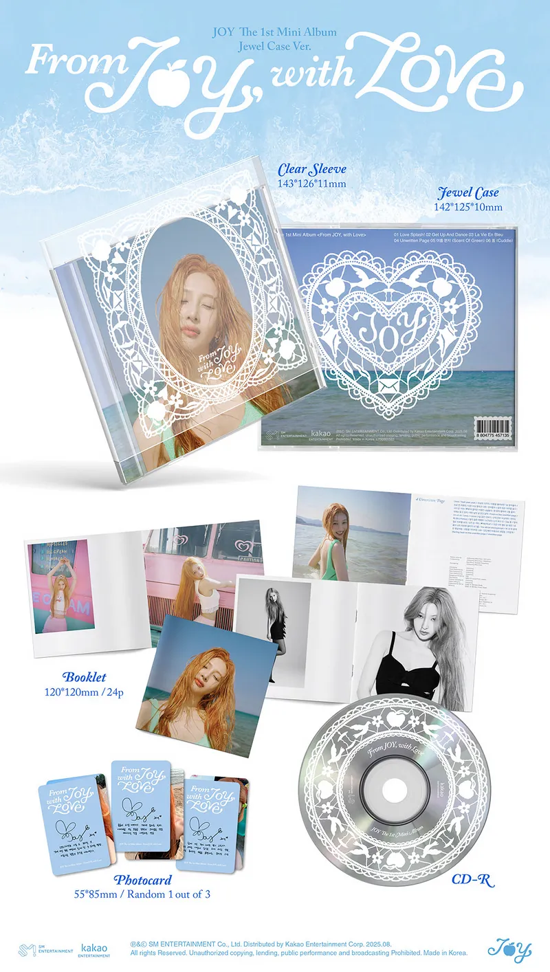 JOY - 1st Mini Album From JOY, with Love (Jewel Case Version) 2 JOY - 1st Mini Album From JOY, with Love (Jewel Case Version) details