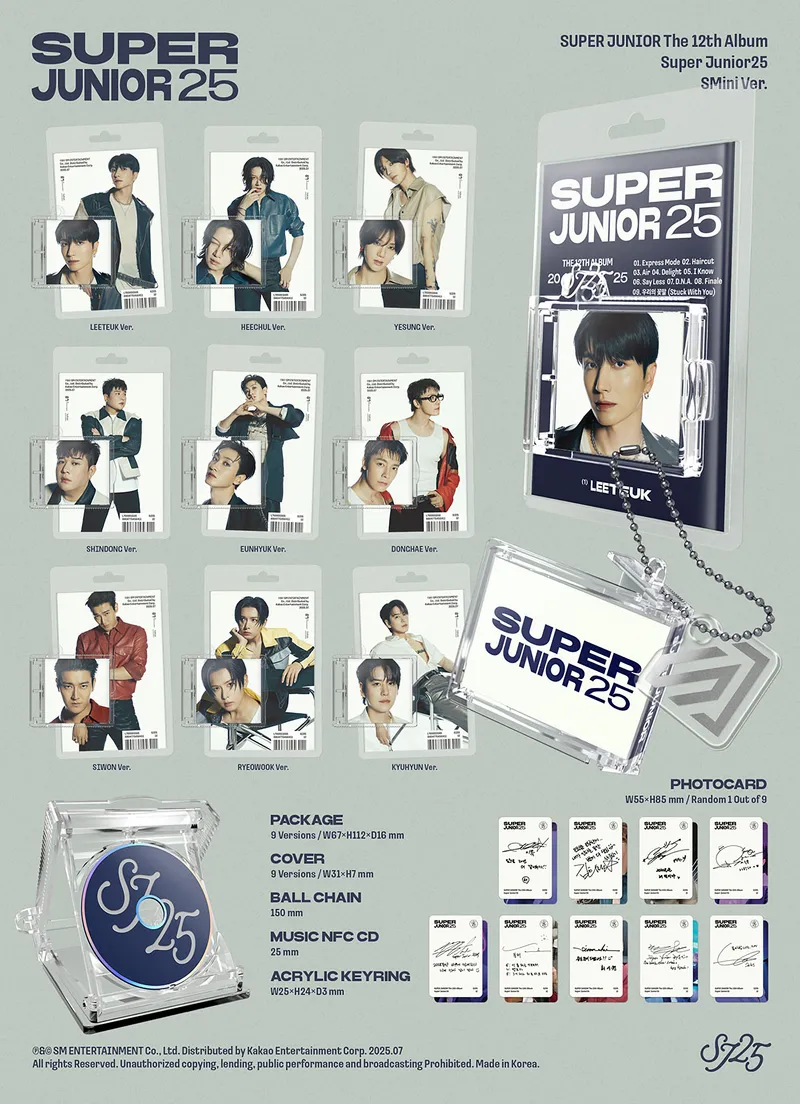 Super Junior - 12th Album Super Junior25 (SMini Version) 2 Super Junior - 12th Album Super Junior25 (SMini Version) details