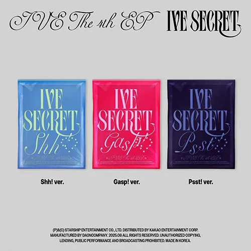 IVE - IVE SECRET (4th Mini Album) 1 IVE - IVE SECRET (4th Mini Album)