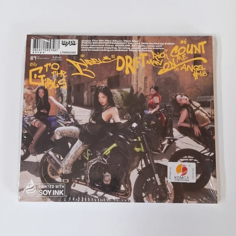 aespa - Rich Man (BURST Version) (6th Mini Album) grroup back