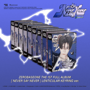 ZEROBASEONE – NEVER SAY NEVER (LENTICULAR KEYRING Version) (1. Album)
