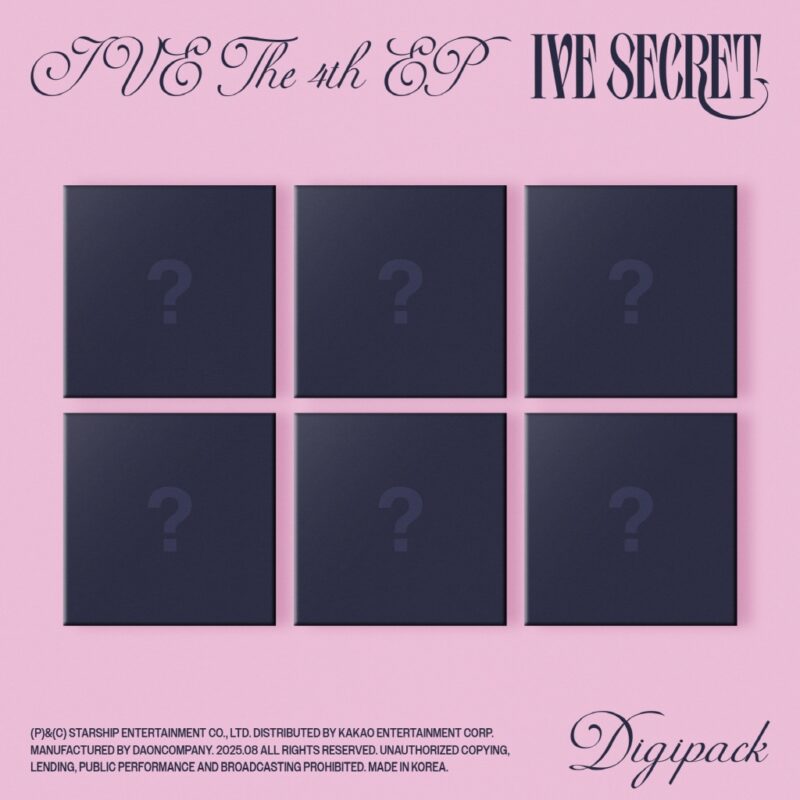 IVE - IVE SECRET (Digipack version) (4th Mini Album)