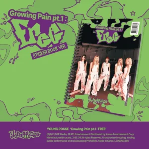 YOUNG POSSE - Growing Pain pt.1 : FREE (Sticker Book Version) (EP Album)