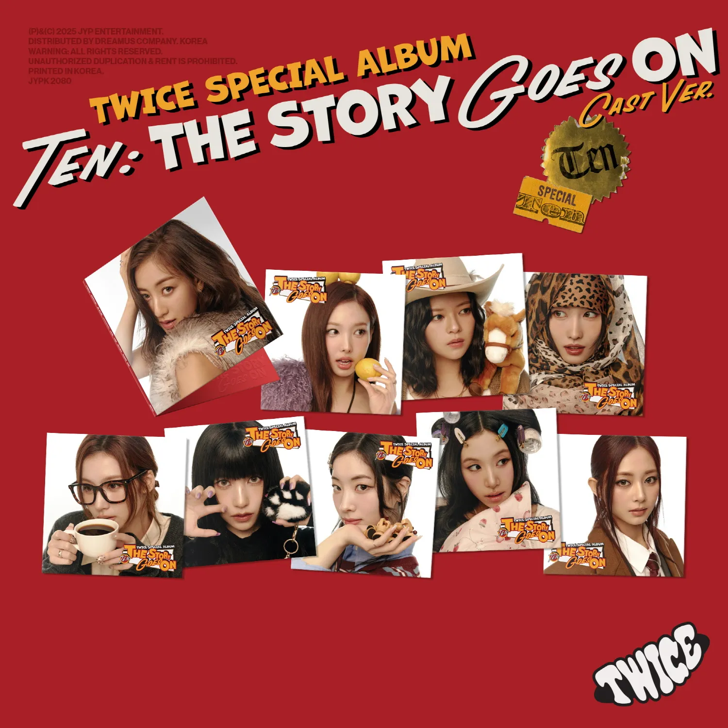 TWICE - TEN: The Story Goes On (Cast version) 1 TWICE - TEN: The Story Goes On (Cast version) (NO Poster)