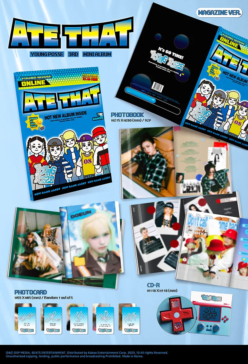 YOUNG POSSE - ATE THAT (Magazine Version) (3rd Mini Album) 2 YOUNG POSSE - ATE THAT (Magazine Version) (3rd Mini Album) details