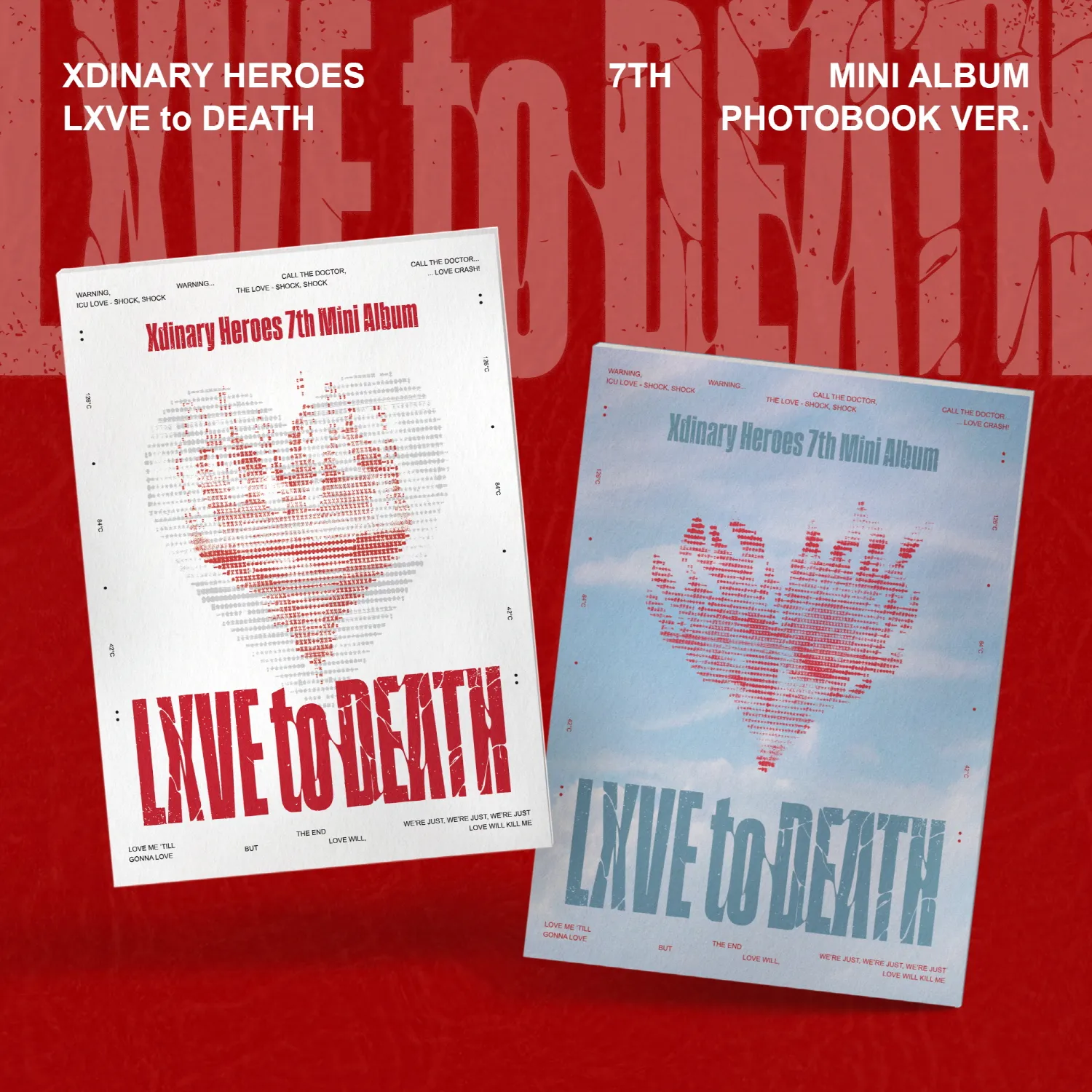 Xdinary Heroes - LXVE to DEATH (PHOTOBOOK Version) (7th Mini Album) 1 Xdinary Heroes - LXVE to DEATH (PHOTOBOOK Version) (7th Mini Album)