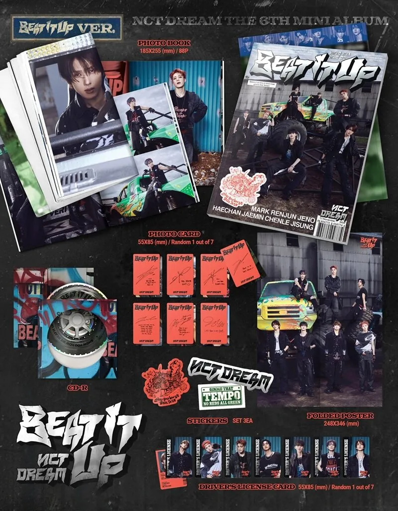 NCT DREAM - Beat It Up (Beat It Up Version) (6th Mini Album) 2 NCT DREAM - Beat It Up (Beat It Up Version) (6th Mini Album) details