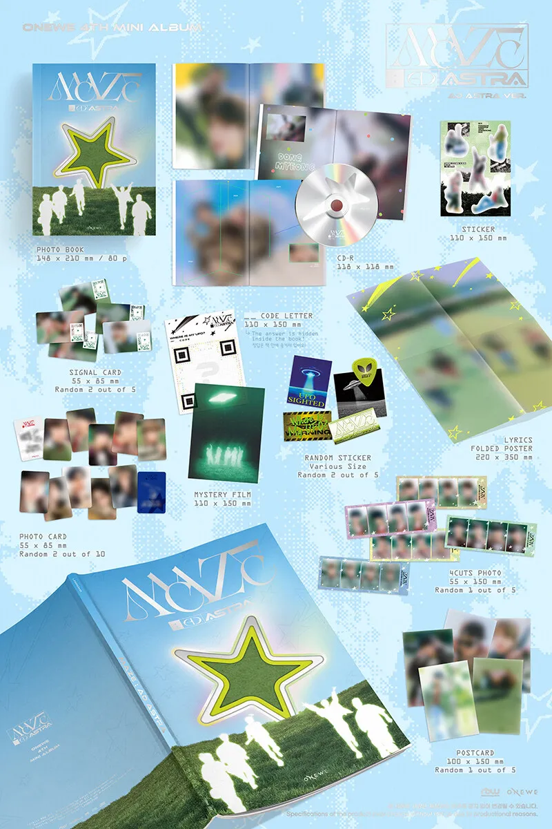 ONEWE - MAZE : AD ASTRA (AD ASTRA version) (4th Mini Album) 2 ONEWE - MAZE : AD ASTRA (AD ASTRA version) (4th Mini Album) details