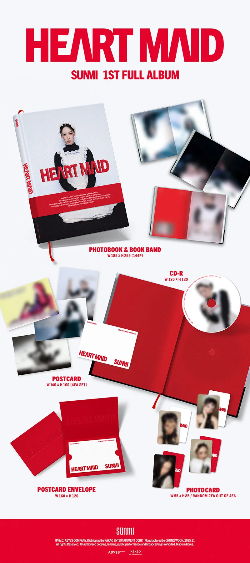 SUNMI - HEART MAID (1st Album) 2 SUNMI - HEART MAID (1st Album) details
