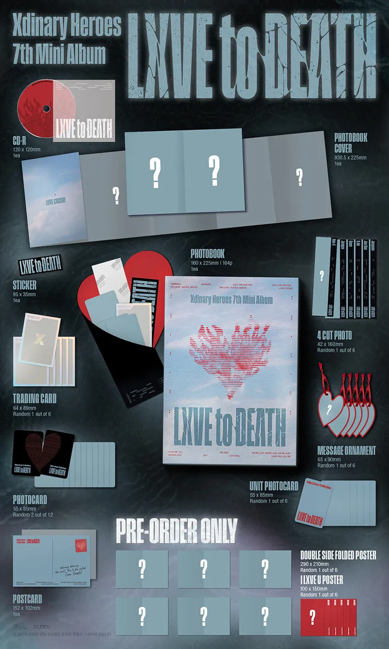 Xdinary Heroes - LXVE to DEATH (PHOTOBOOK Version) (7th Mini Album) 3 Xdinary Heroes - LXVE to DEATH (PHOTOBOOK Version) (7th Mini Album) details