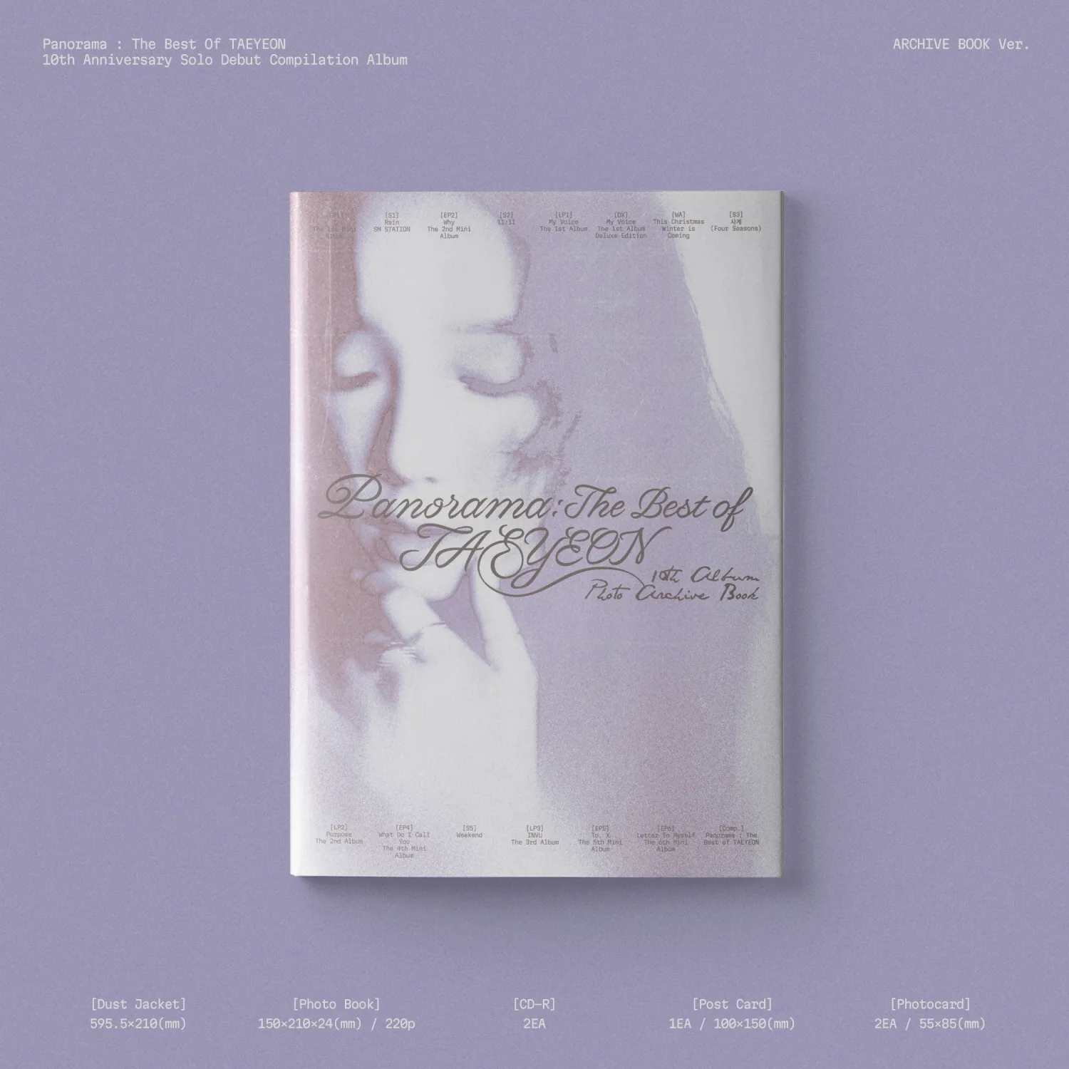 TAEYEON - Panorama : The Best of TAEYEON (ARCHIVE BOOK Version) 1 TAEYEON - Panorama : The Best of TAEYEON (ARCHIVE BOOK Version)