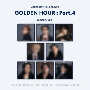 ATEEZ - GOLDEN HOUR Part.4 (DIGIPACK VERSION) (13th Mini Album)