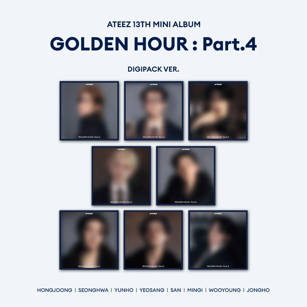 ATEEZ - GOLDEN HOUR : Part.4 (13th Mini Album) (DIGIPACK VER.) 1 ATEEZ - GOLDEN HOUR Part.4 (DIGIPACK VERSION) (13th Mini Album)