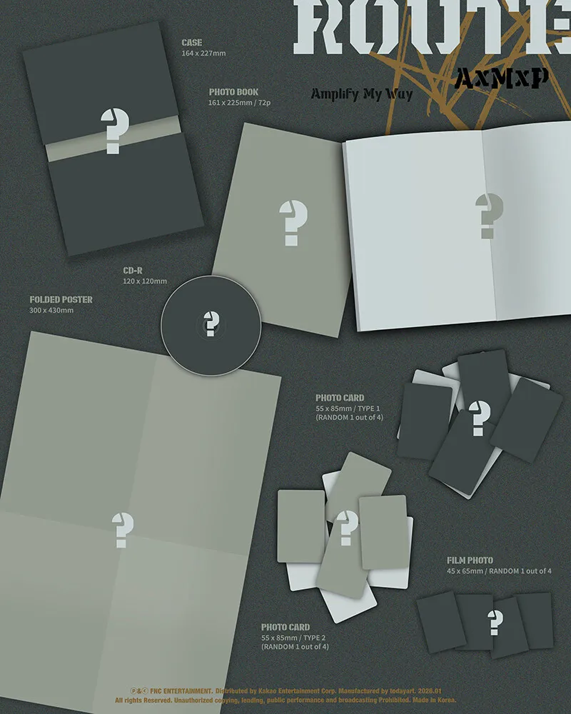 AxMxP - 1st Mini Album Amplify My Way (ROUTE ver.) 2 AxMxP - 1st Mini Album Amplify My Way (ROUTE ver.) details