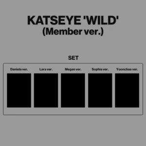 [WEVERSE POB] KATSEYE - WILD (Member Ver.) (5 Ver. Set)