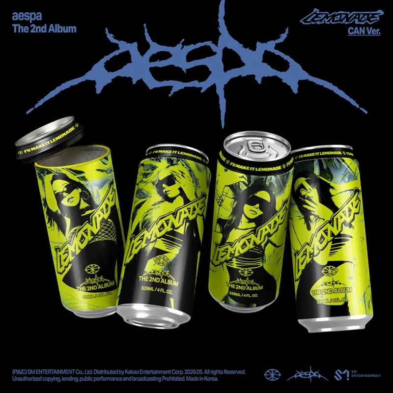 music-plant-pob-aespa-2nd-album-lemonade-can-ver-catchopcd