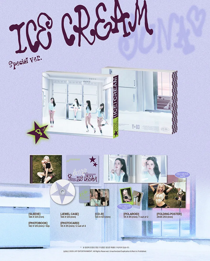 YUNA (ITZY) - 1st Mini Album Ice Cream (SPECIAL Ver.) 3 YUNA (ITZY) - 1st Mini Album Ice Cream (SPECIAL Ver.) details 2