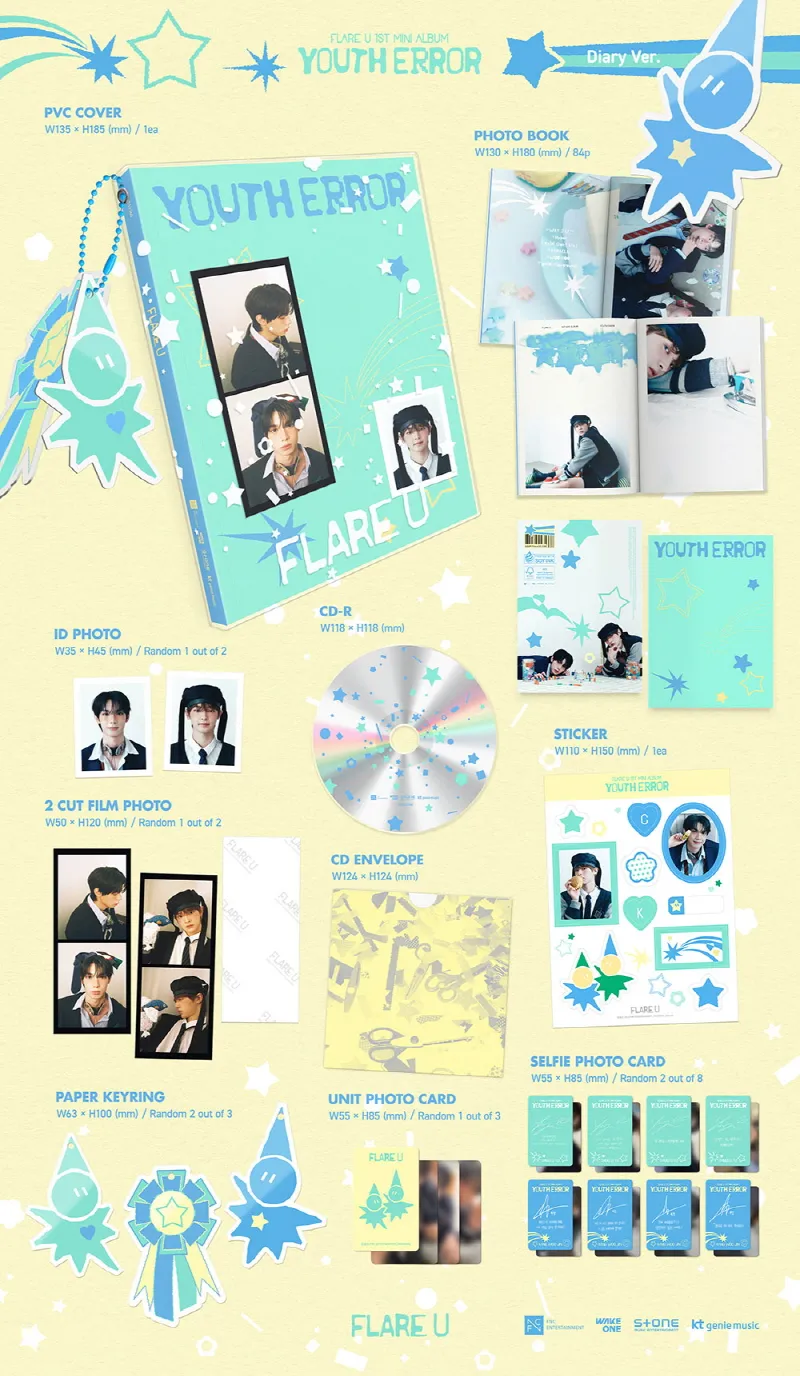 FLARE U - YOUTH ERROR (Diary Ver.) 2 FLARE U - YOUTH ERROR (Diary Ver.) details