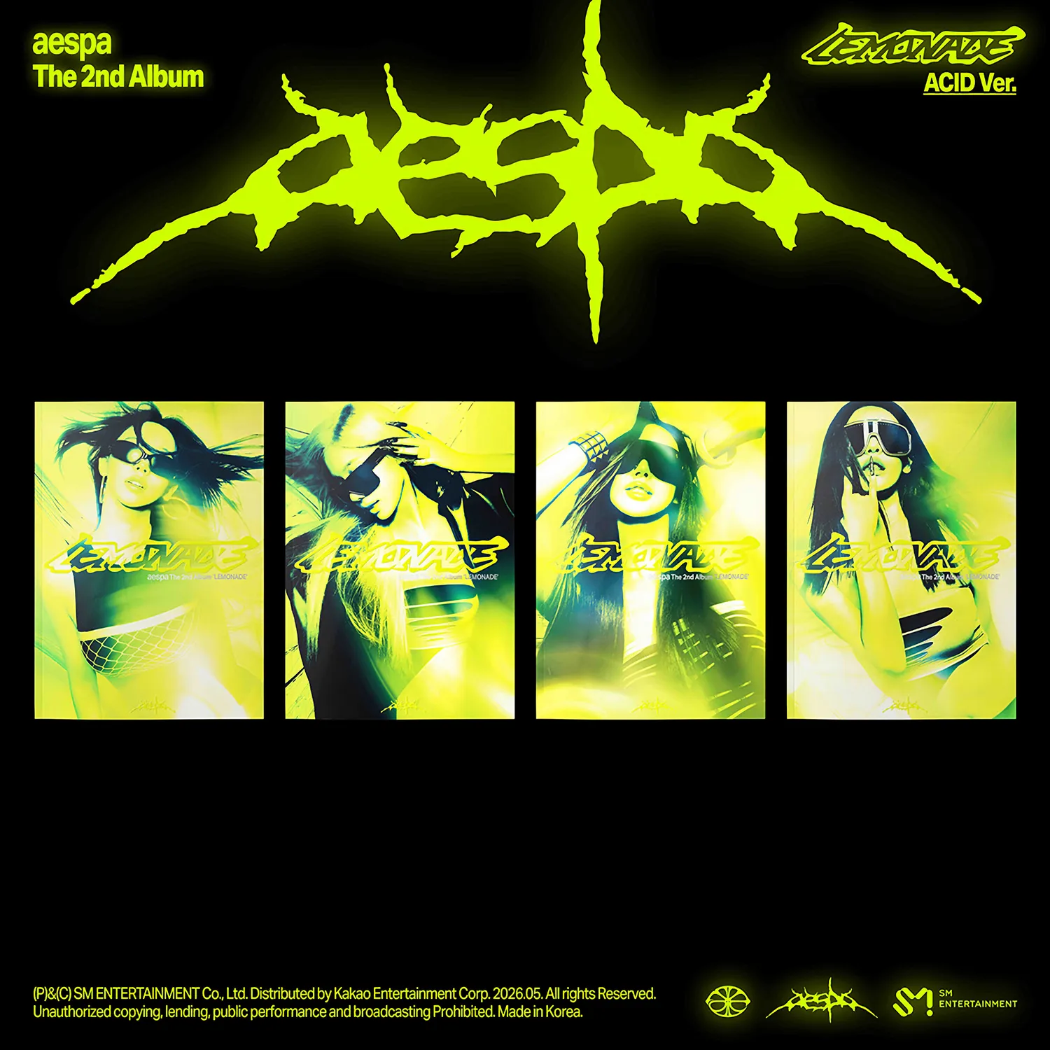 aespa - 2nd Album LEMONADE (ACID Ver.) 1 aespa - 2nd Album LEMONADE (ACID Ver.)