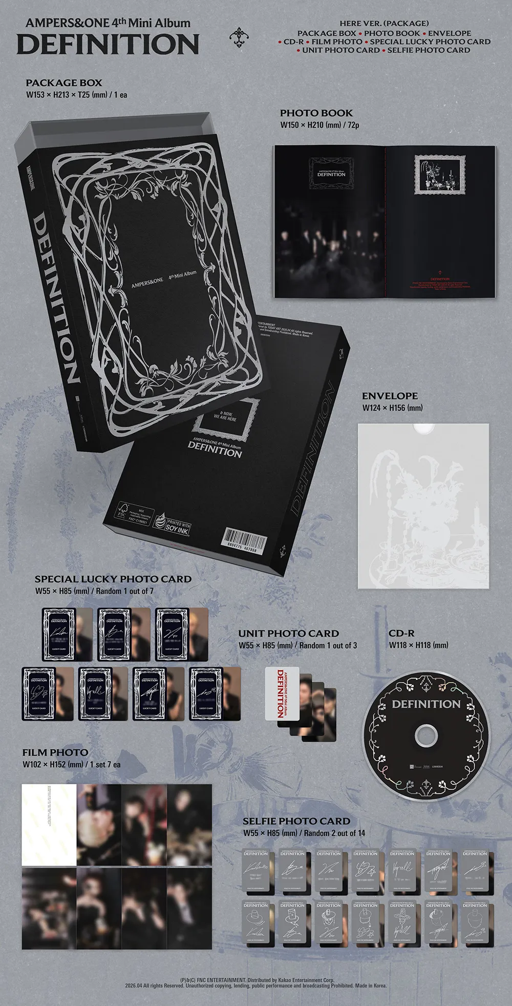 AMPERS&ONE - 4th Mini Album DEFINITION (HERE Ver.) 2 AMPERS&ONE - 4th Mini Album DEFINITION (HERE Ver.) details