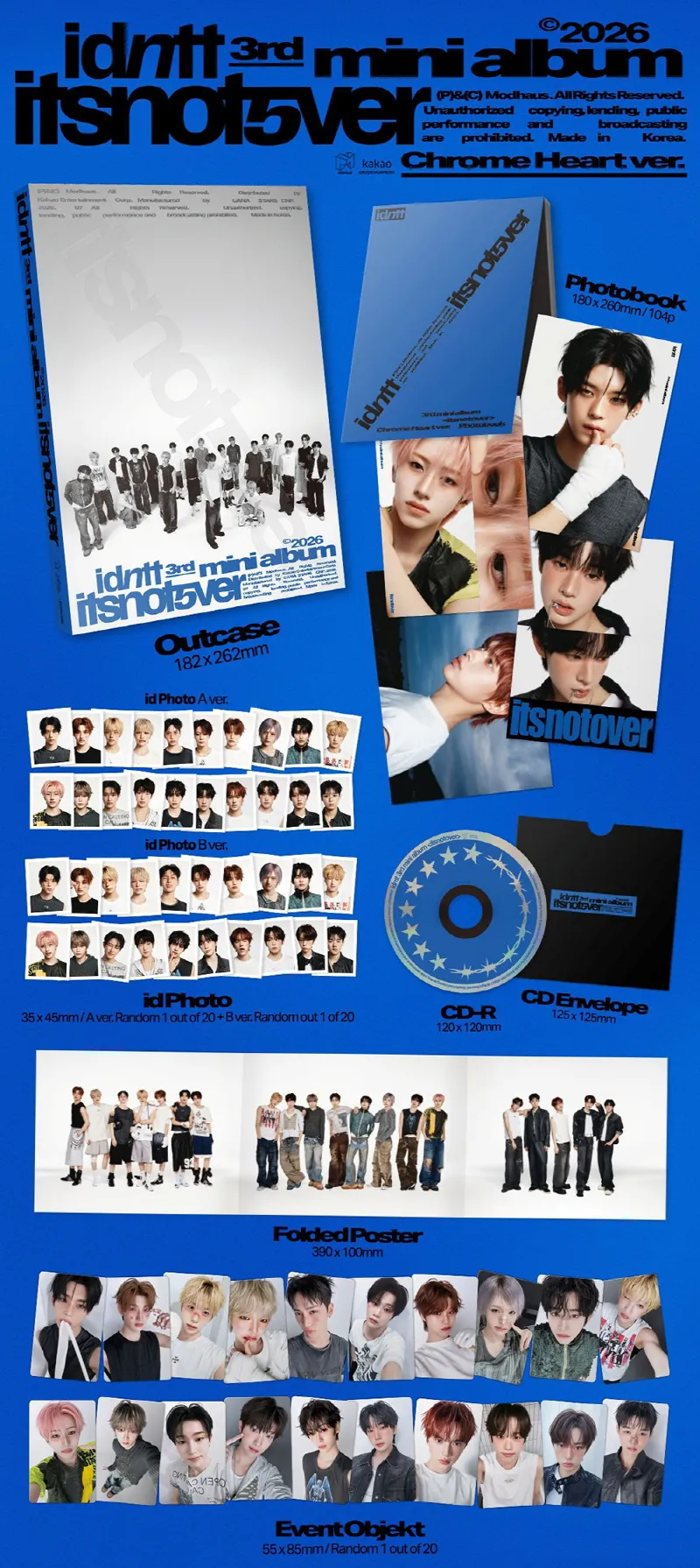 Apple Music POB] idntt - 3rd Mini Album itsnotover - CATCHOPCD