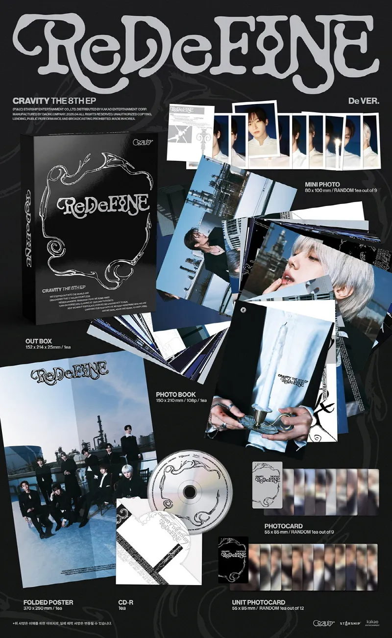 CRAVITY - 8th EP ReDeFINE (De VER.) 2 CRAVITY - 8th EP ReDeFINE (De VER.) details