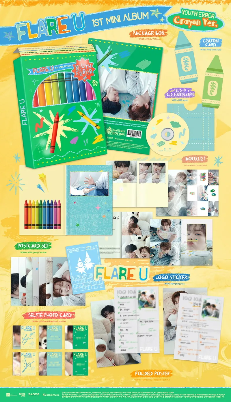 FLARE U - YOUTH ERROR (Crayon Ver.) 2 FLARE U - YOUTH ERROR (Crayon Ver.) details