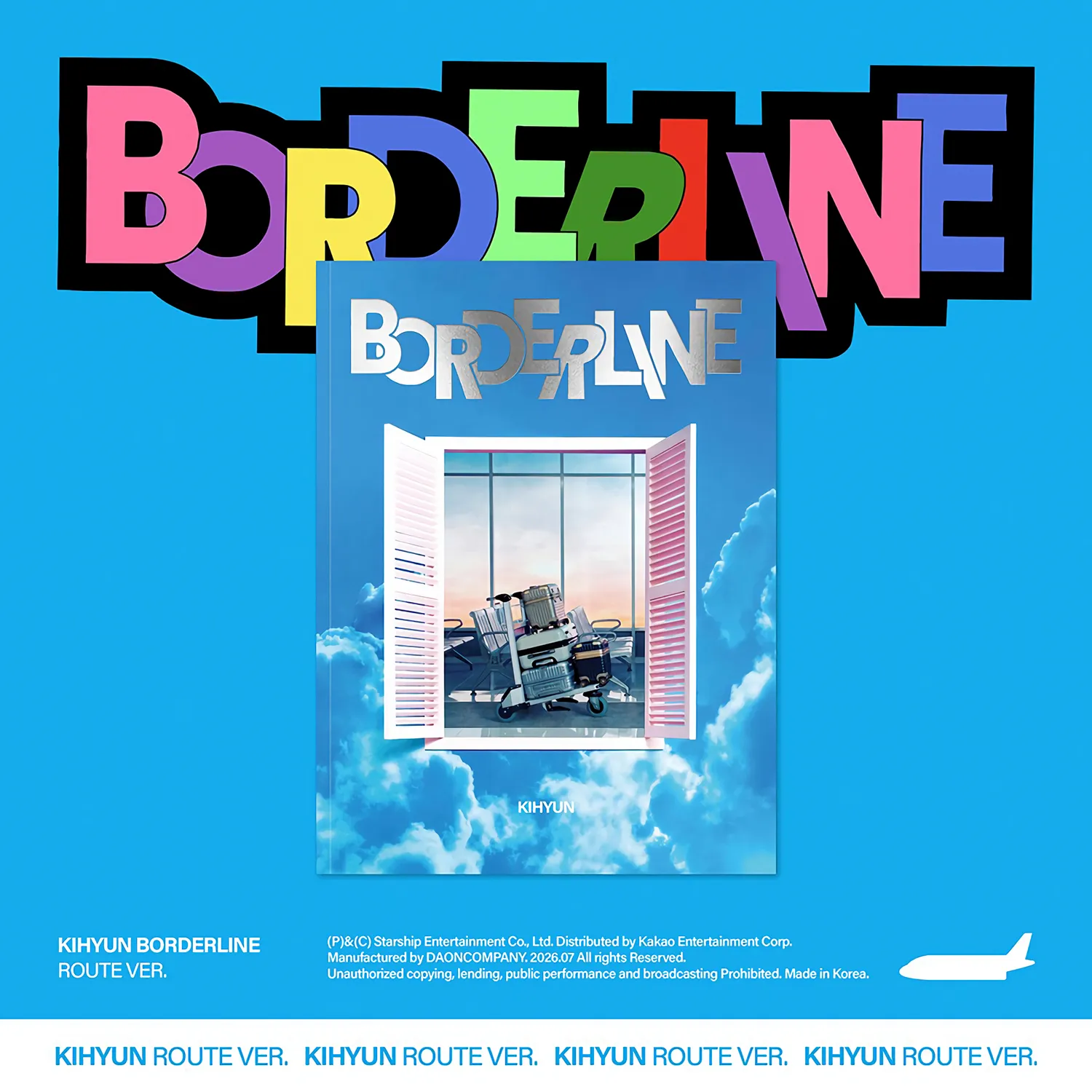 KIHYUN - EP BORDERLINE (ROUTE VER.) 1 KIHYUN - EP BORDERLINE (ROUTE VER.)