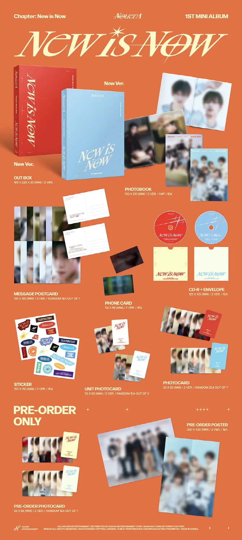 NouerA - 1st Mini Album Chapter: New is Now (Random) 2 NouerA - 1st Mini Album Chapter New is Now details