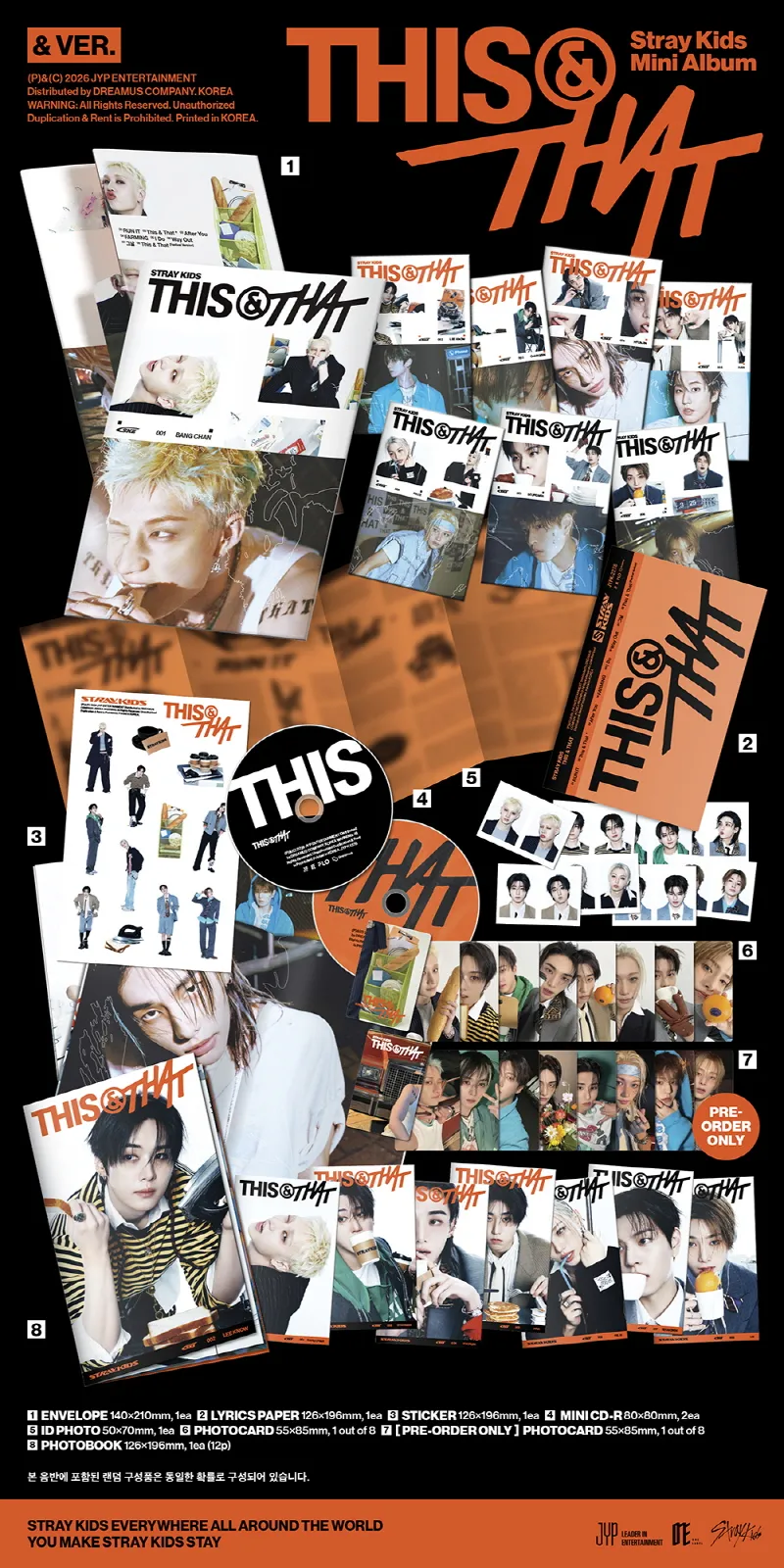 Stray Kids - THIS & THAT (& VER.) (Random) 3 Stray Kids - THIS & THAT (& VER.) details